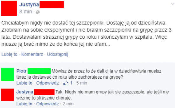 Antyszczepionkowcy kontra grypa
