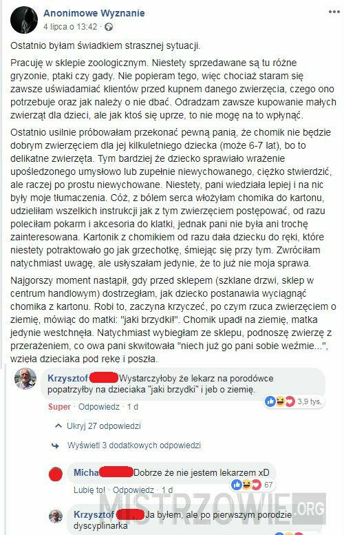 Przykra sytuacja w zoologicznym 
