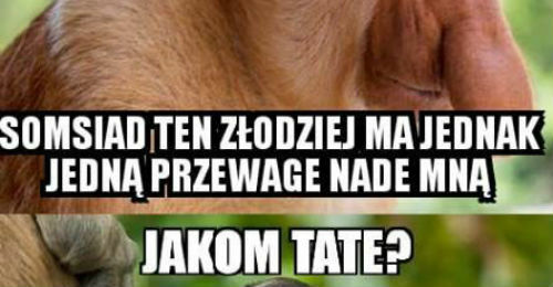 Somsiad złodziej ma przewagę 