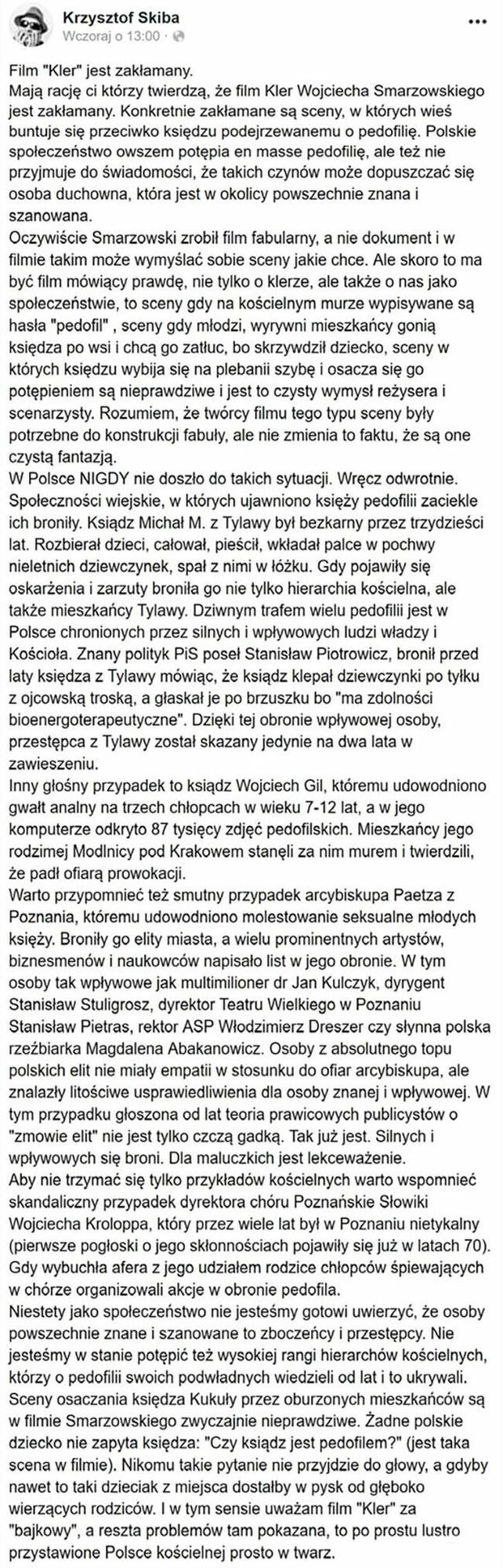 Skiba o Klerze 