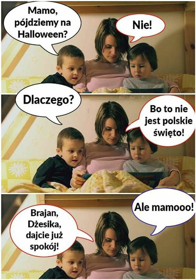 Mamo, pójdziemy na Halloween? 