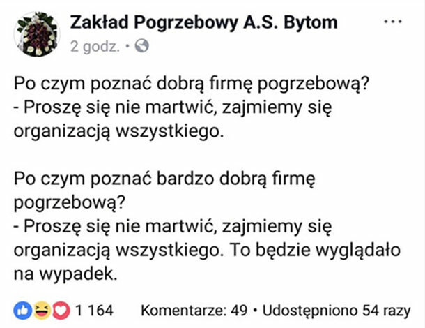 Po tym poznasz dobrą firmę :D 