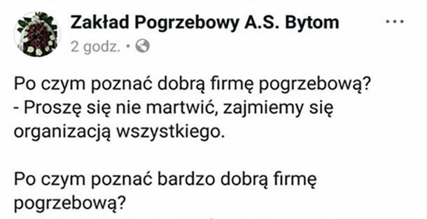 Po tym poznasz dobrą firmę :D 