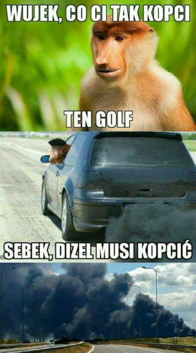 Dlaczego golf tak kopci? 