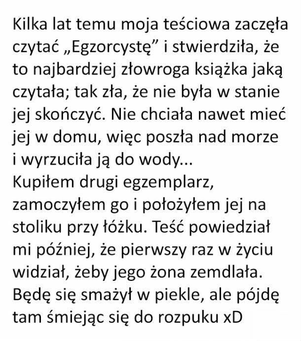 Żarcik z teściowej :D 