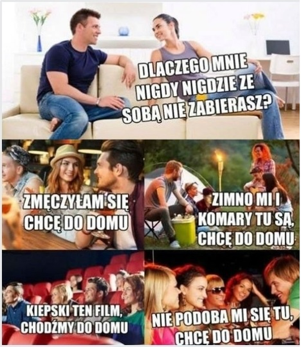 Dlaczego nigdzie jej nie zabiera? 