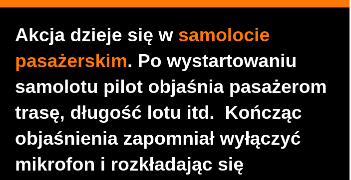Akcja w samolocie :D 
