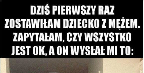 Jak mężczyzna radzi sobie z dzieckiem? :D 
