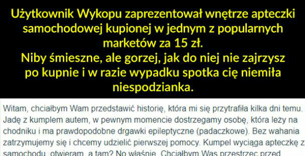 Zawartość apteczki 