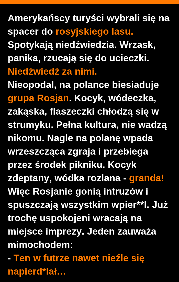 Amerykanie w rosyjskim lesie 