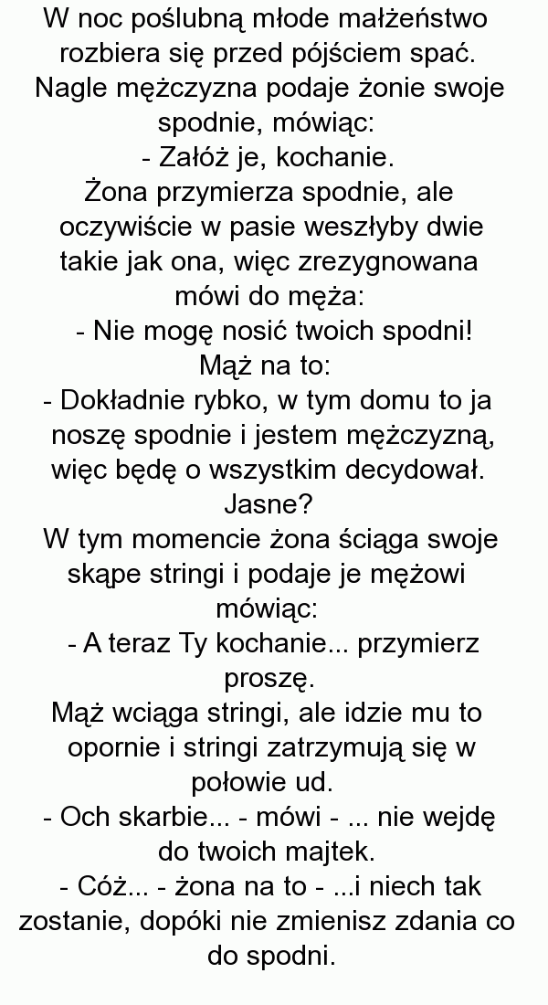Nietypowa noc poślubna