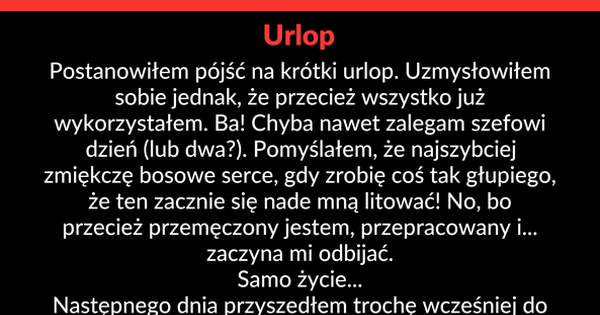 Jak dostać kilka dni wolnego? 