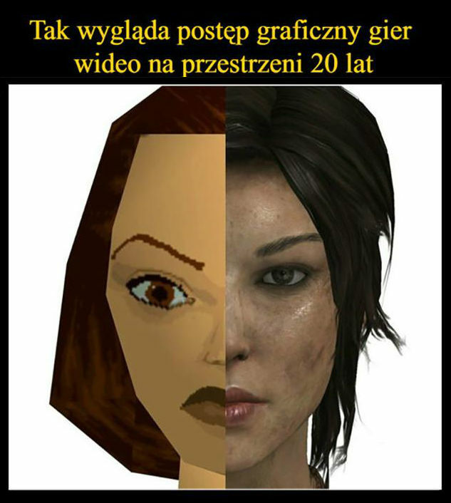 Postęp graficzny na przestrzeni 20 lat 