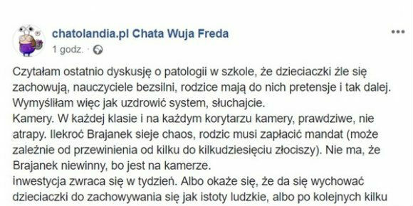 Pomysł, jak pozbyć się patologii ze szkół 