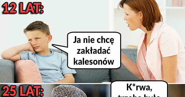 Wraz z wiekiem tak wiele się zmienia... 