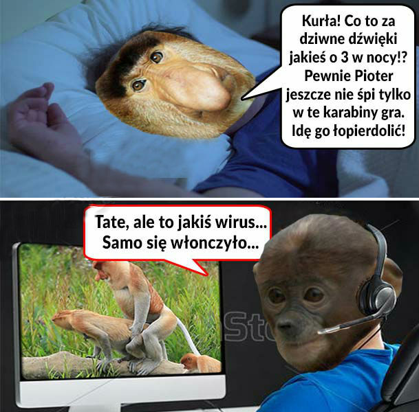 Co Pioter robi po nocy? :D 