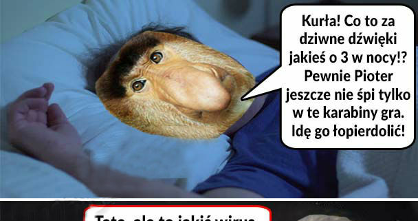 Co Pioter robi po nocy? :D 