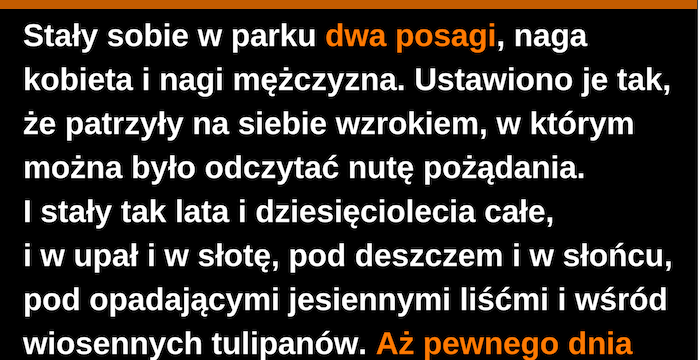 Świetny dowcip o posągach :D 