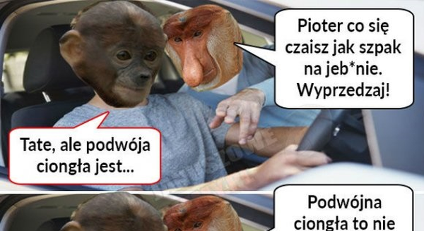 Pioter za kierownicą 