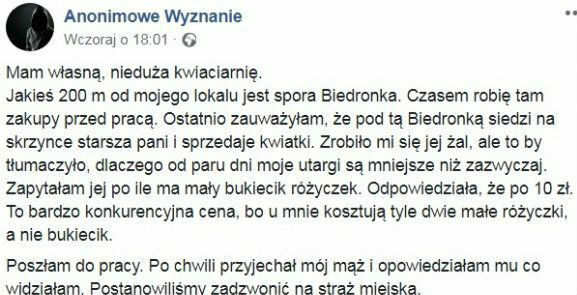 Donos na staruszkę 