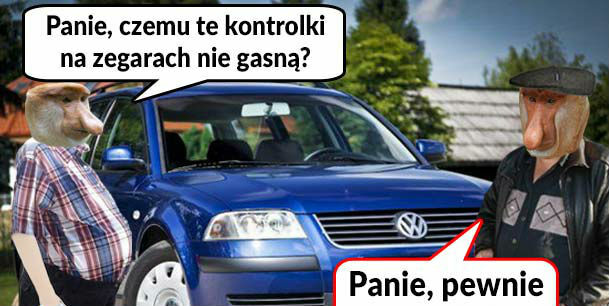 Kontrolki w Passacie 
