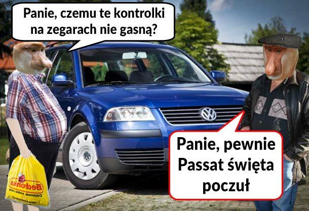 Kontrolki w Passacie 