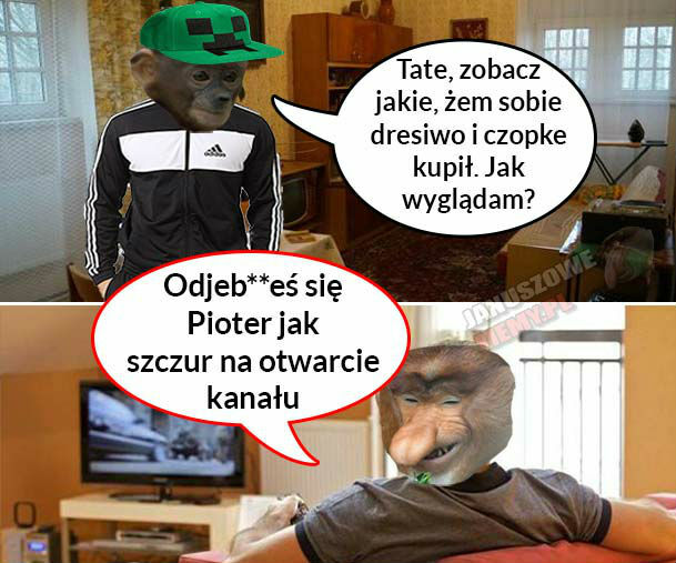 Nowy dres Piotera 