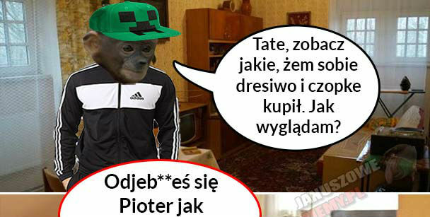 Nowy dres Piotera 