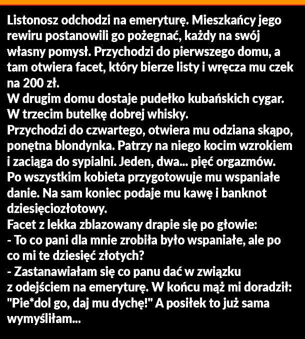 Pożegnanie listonosza 