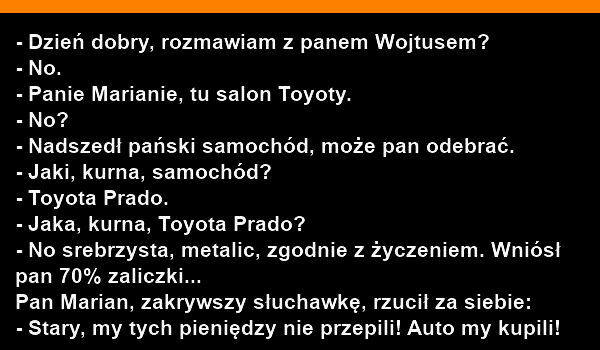 Całe szczęście!