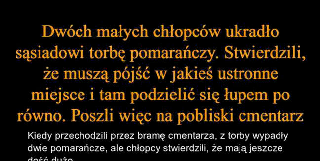 Kradzież pomarańczy 