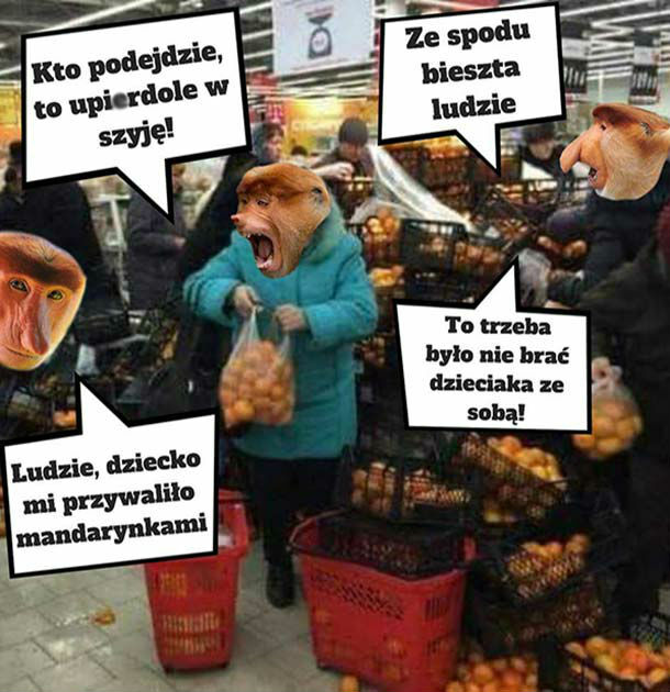 Kiedy w sklepie przecenią mandarynki...