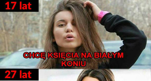 Z wiekiem wymagania się zmieniają 