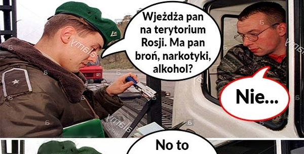 Celnik na ruskiej granicy 