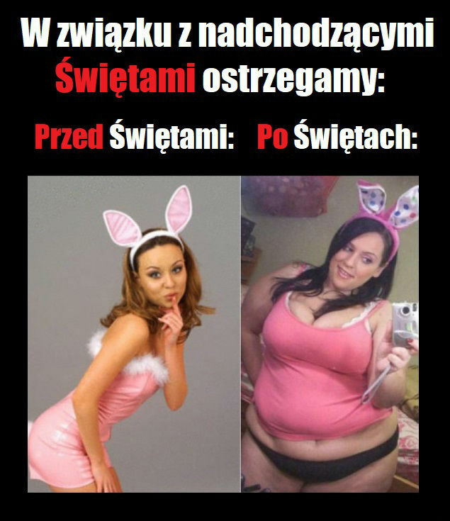 Świąteczne ostrzeżenie :D 