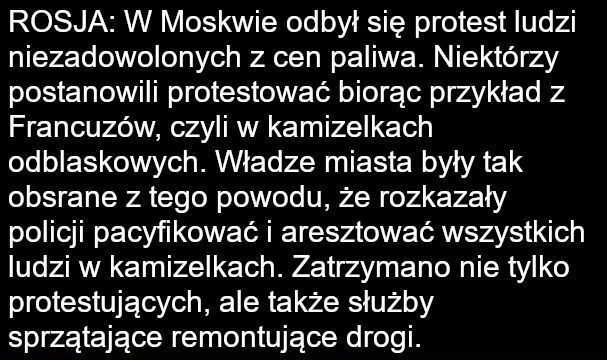 Protest w Moskwie :D 