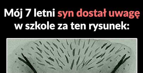 Nietypowy rysunek 7-latka 