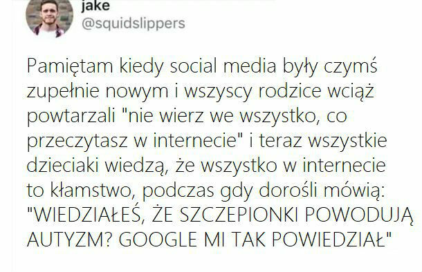 Nie wierz we wszystko, co przeczytasz w Internecie 