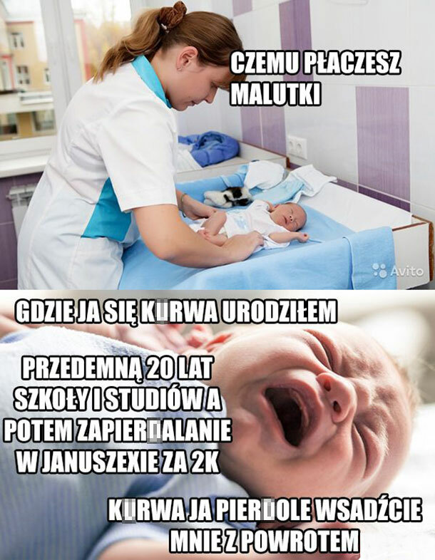 Dlaczego płaczesz, malutki?
