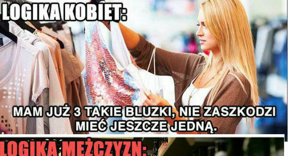 Logika kobiet vs. logika mężczyzn 