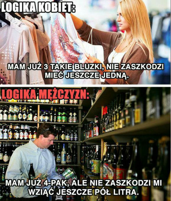 Logika kobiet vs. logika mężczyzn 