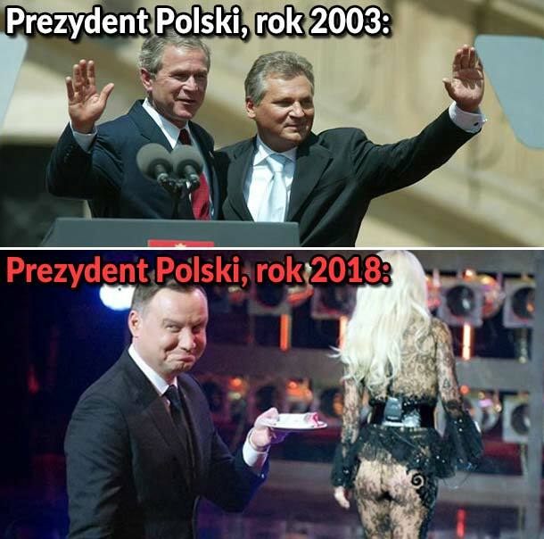 Prezydent kiedyś i dziś :D 
