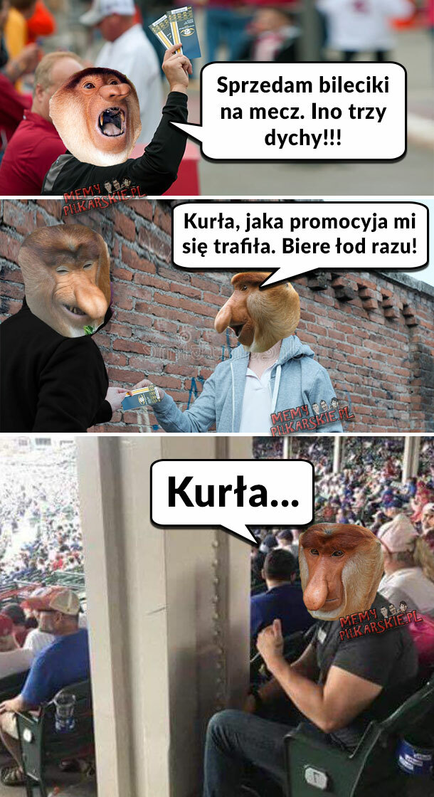 Kiedy Janusz kupuje bilety na mecz