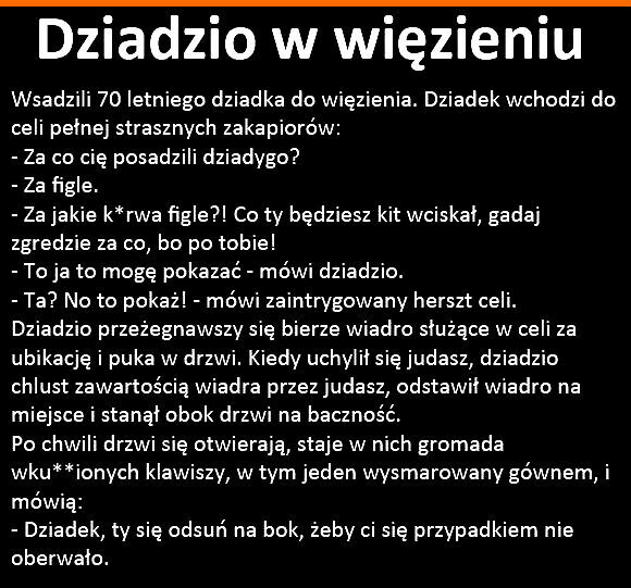 Dziadzio w więzieniu 
