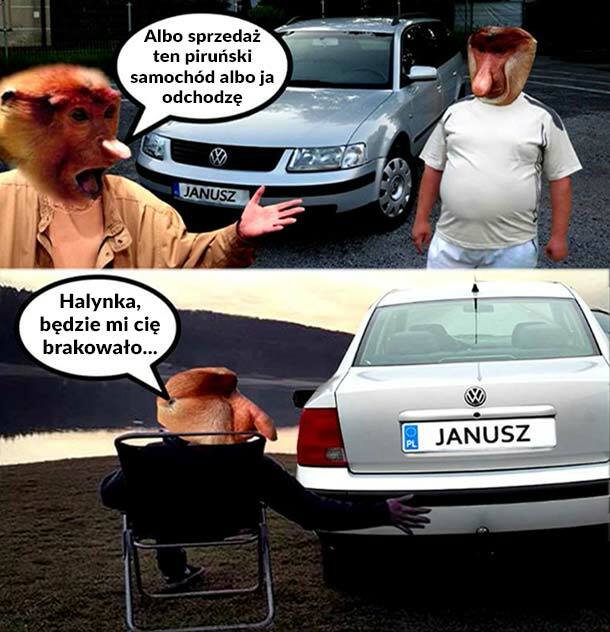 Janusz się nie wahał 