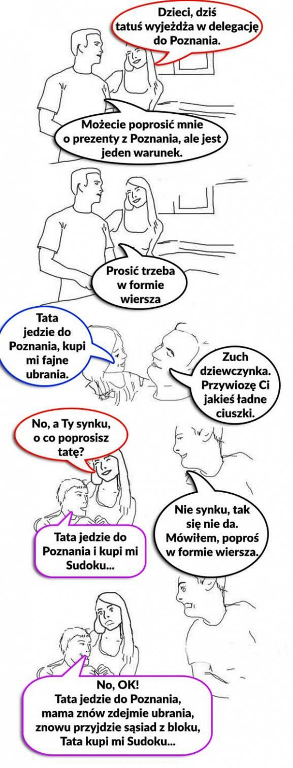 Szczery syn :D