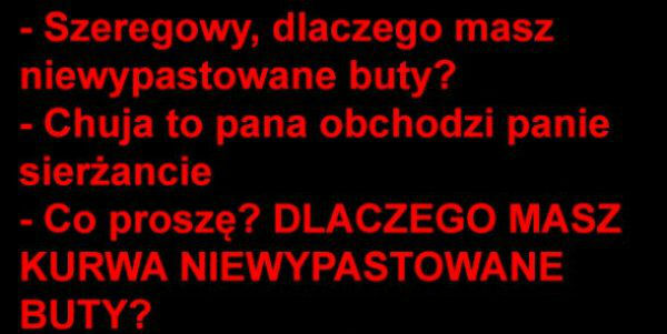 Wojskowy dowcip 