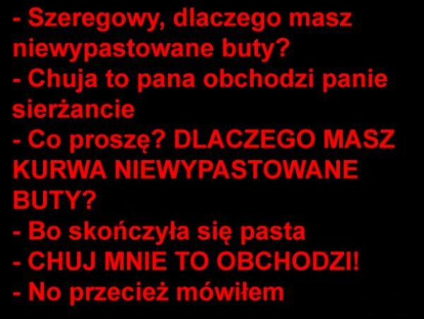 Wojskowy dowcip 