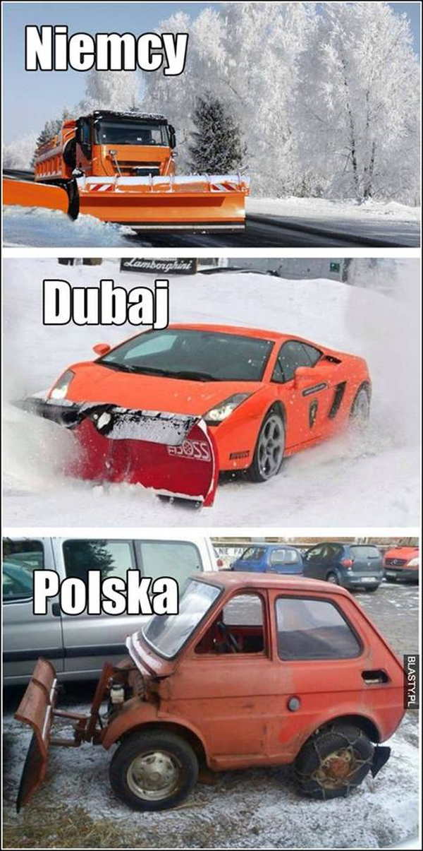 Jaki kraj, takie odśnieżarki :D 
