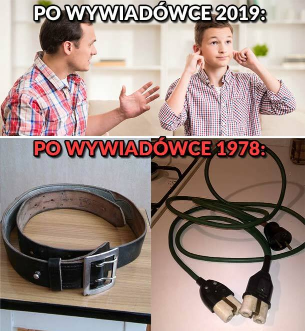 Wywiadówka kiedyś i dziś 